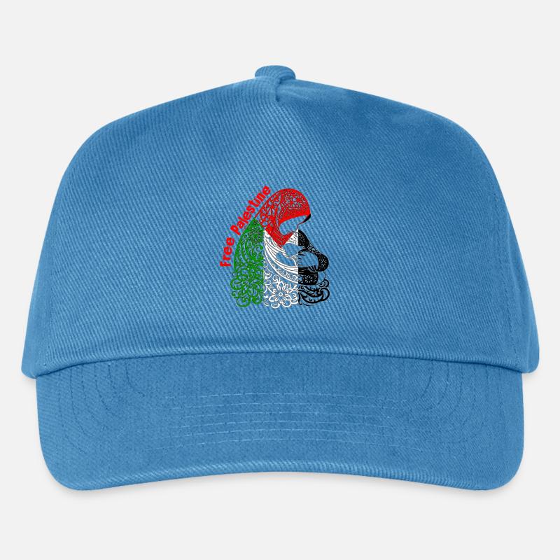 Freies Palästina - Kinder Basecap - Pfauenblau
