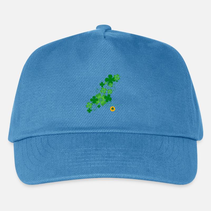 St. Patrick´s Day - Kinder Basecap - Pfauenblau