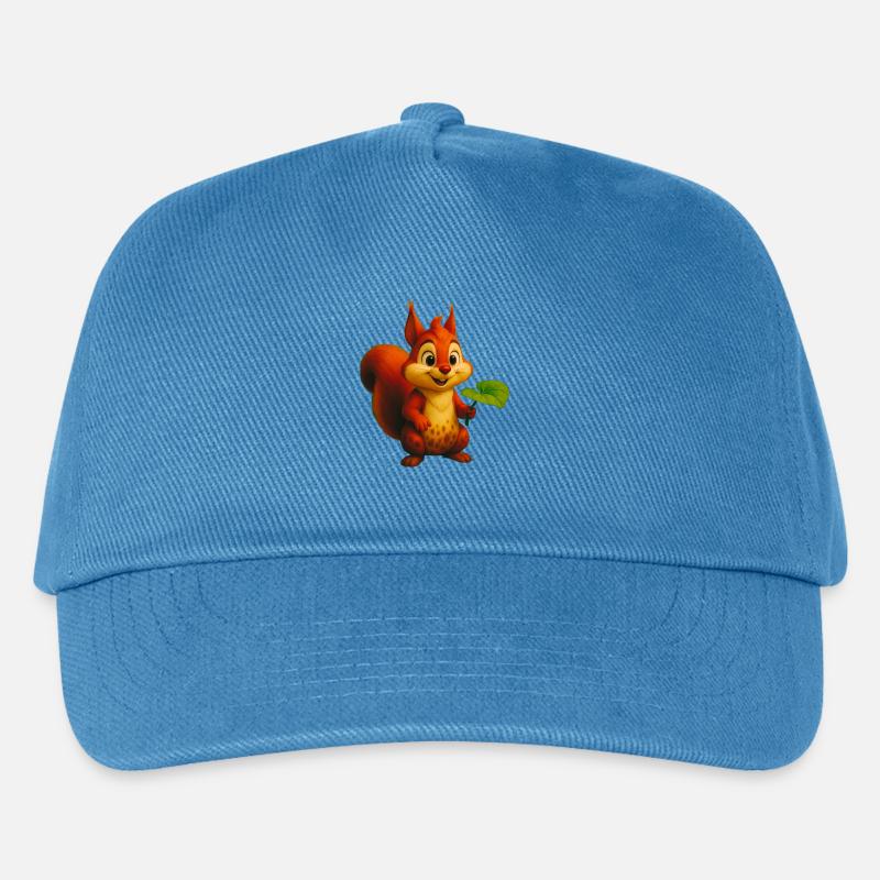 écureuil - Casquette de baseball Enfant - bleu paon