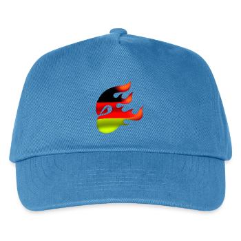 Flag of Germany - Germany - Ninja - Kids’ Baseball Cap - peacock-blue - Front