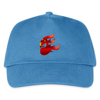 Flag of China - China - Ninja - Kids’ Baseball Cap - peacock-blue - Front