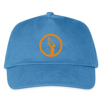 Harbour Crane Silhouette 01 - Kids’ Baseball Cap - peacock-blue - Front