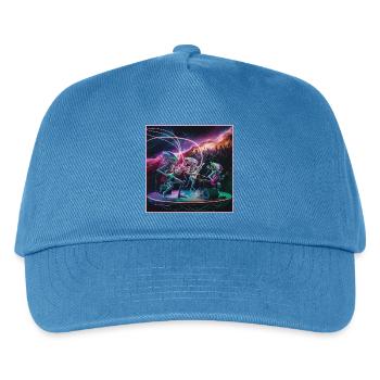 Galactic Alien Band Concert T-Shirt - Kids’ Baseball Cap - peacock-blue - Front