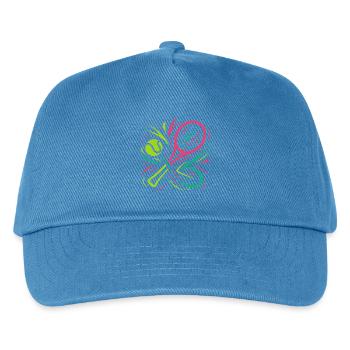 Padel néon - Casquette de baseball Enfant - bleu paon - Devant