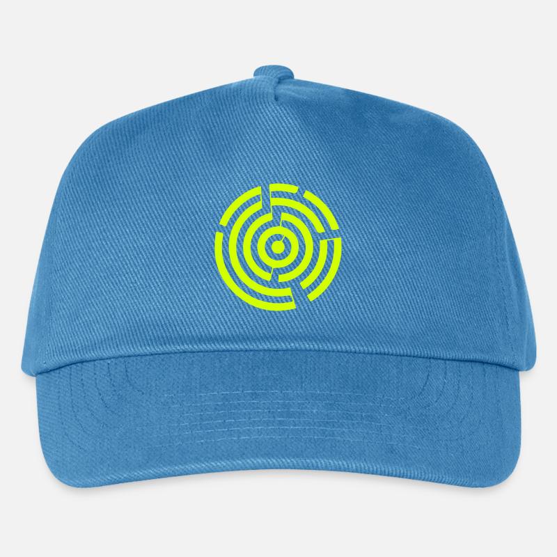 Labyrinth Labyrinth Kornkreis - Kinder Basecap - Pfauenblau