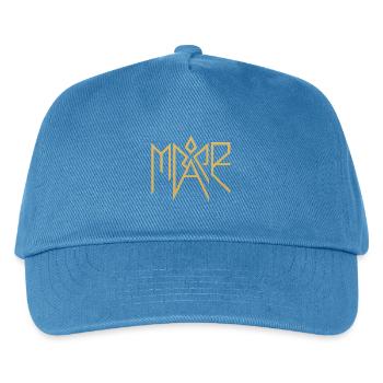 Mare Gold Glyph Logo - Kids’ Baseball Cap - peacock-blue - Front