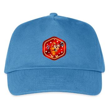 WEIHNACHTEN FRANZBRÖTCHEN - Kinder Basecap - Pfauenblau - Vorne