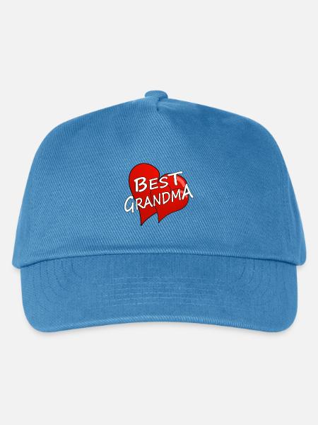 BEST GRANDMA - Kinder Basecap - Pfauenblau