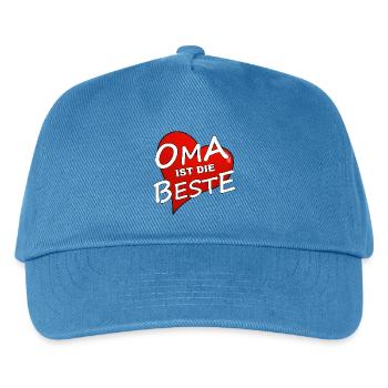 GRANDMA IS THE BEST - Kids’ Baseball Cap - peacock-blue - Front
