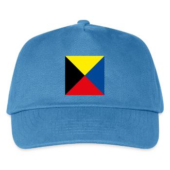 I_Require_A_Tug_Flag - Kids’ Baseball Cap - peacock-blue - Front