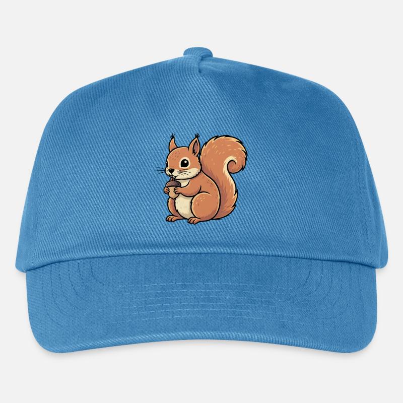 Eichhörnchen - Kinder Basecap - Pfauenblau