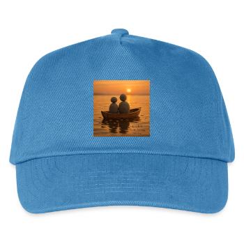 Mar&Mug story's - Kids’ Baseball Cap - peacock-blue - Front