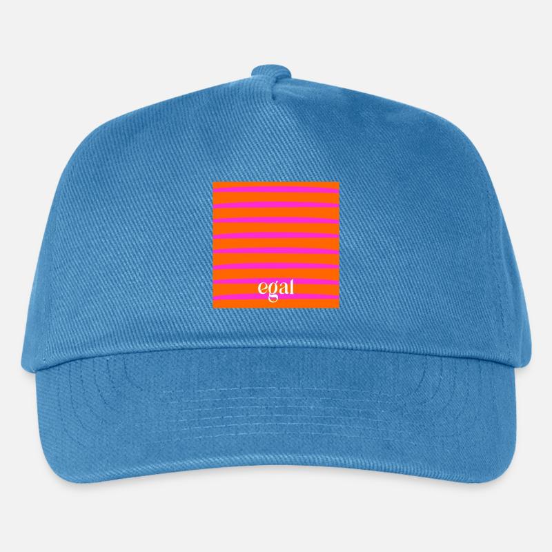 GLEICHGÜLTIGKEIT EGAL - Kinder Basecap - Pfauenblau