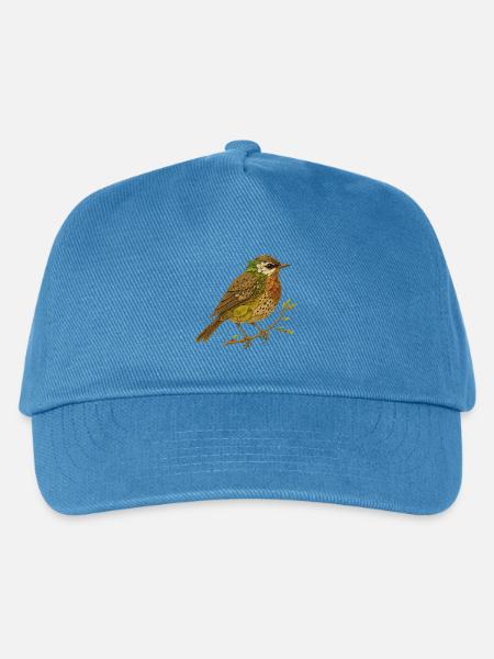 Singdrossel im Naturkleid - Kinder Basecap - Pfauenblau