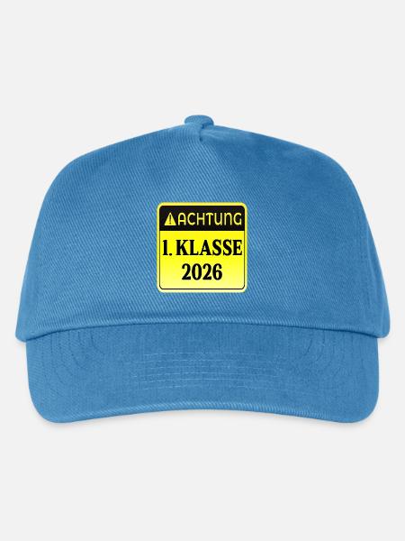 EINSCHULUNG Grundschule 2026 - Kinder Basecap - Pfauenblau