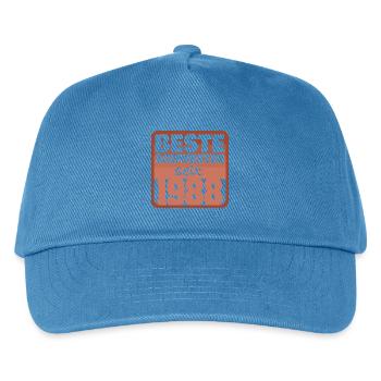Geschwister 1988 - Kinder Basecap - Pfauenblau - Vorne