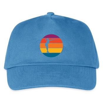 Tennis - Kinder Basecap - Pfauenblau - Vorne