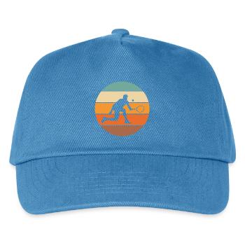 Tennis - Kinder Basecap - Pfauenblau - Vorne