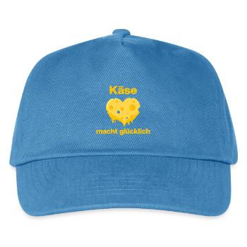 Le fromage te rend heureux, amoureuse du fromage, gourmet - Casquette de baseball Enfant - bleu paon - Devant