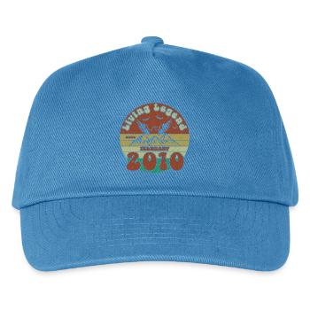 16. Geburtstag Living Legend since VIN 02/2010 - Kinder Basecap - Pfauenblau - Vorne