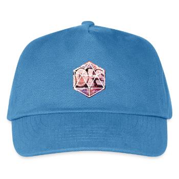 Prisme de graffiti géométrique - Casquette de baseball Enfant - bleu paon - Devant