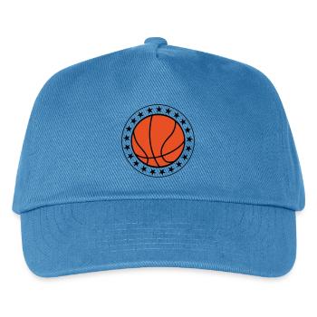 Basketball / Basketball / Basktet-Ball / Sport - Kinder Basecap - Pfauenblau - Vorne