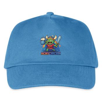 Goblin Viking Spaßheld - Kinder Basecap - Pfauenblau - Vorne