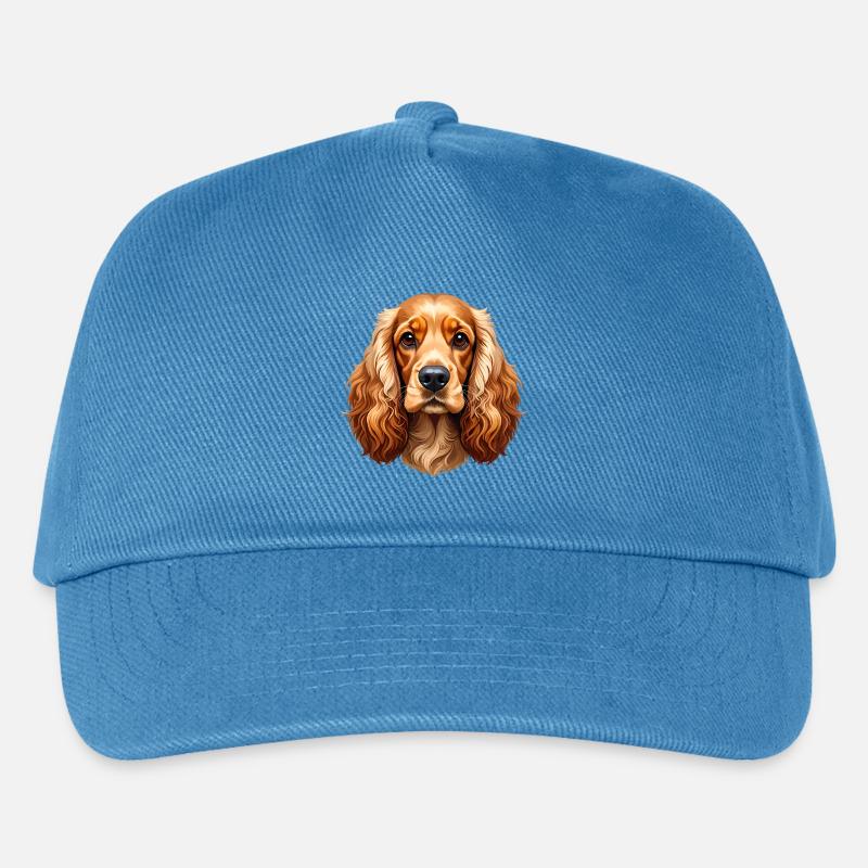 Cocker Spaniel - Kinder Basecap - Pfauenblau