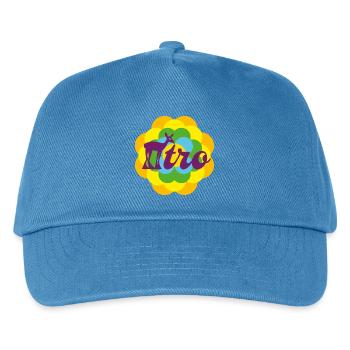 Retro - Kids’ Baseball Cap - peacock-blue - Front