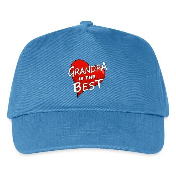 GRANDPA IS THE BEST - Kids’ Baseball Cap - peacock-blue - Front