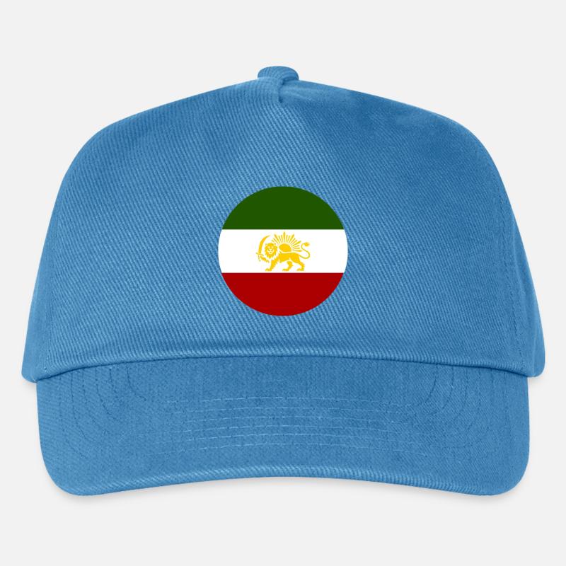 Freies Iran - Kinder Basecap - Pfauenblau