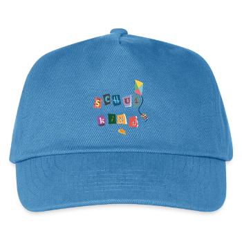 Schulkind  - Kinder Basecap - Pfauenblau - Vorne