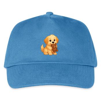 Fluffy findet verlorenes Spielzeug - Kinder Basecap - Pfauenblau - Vorne