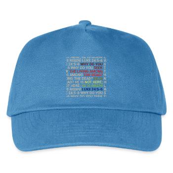 Er ist auferstanden - Kinder Basecap - Pfauenblau - Vorne