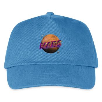 Mars – Weltraumserie - Kinder Basecap - Pfauenblau - Vorne