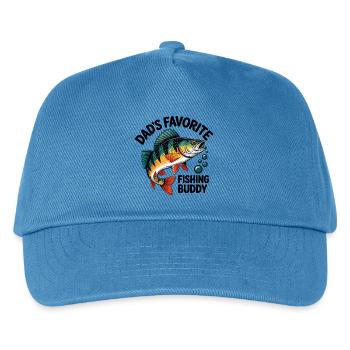 Papa's Angel Buddy - Kids’ Baseball Cap - peacock-blue - Front