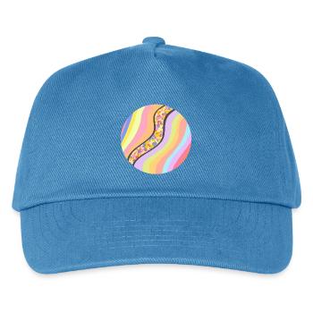 Joyful stream - Kids’ Baseball Cap - peacock-blue - Front