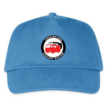 Firefighters Against Racism Symbol - Kinder Basecap - Pfauenblau - Vorne