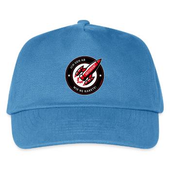 Abiturient – Ich Geh Ab Wie Ne Rakete! (NEG Red) - Kinder Basecap - Pfauenblau - Vorne