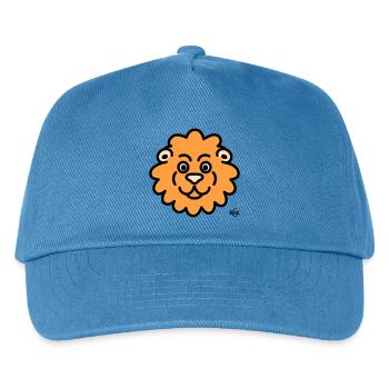 Lion Large - Kids’ Baseball Cap - peacock-blue - Front