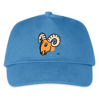 Aries large - Kids’ Baseball Cap - peacock-blue - Front