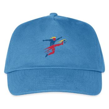 Epic Soccer Player Graphic Sportturnier 2026 - Kinder Basecap - Pfauenblau - Vorne