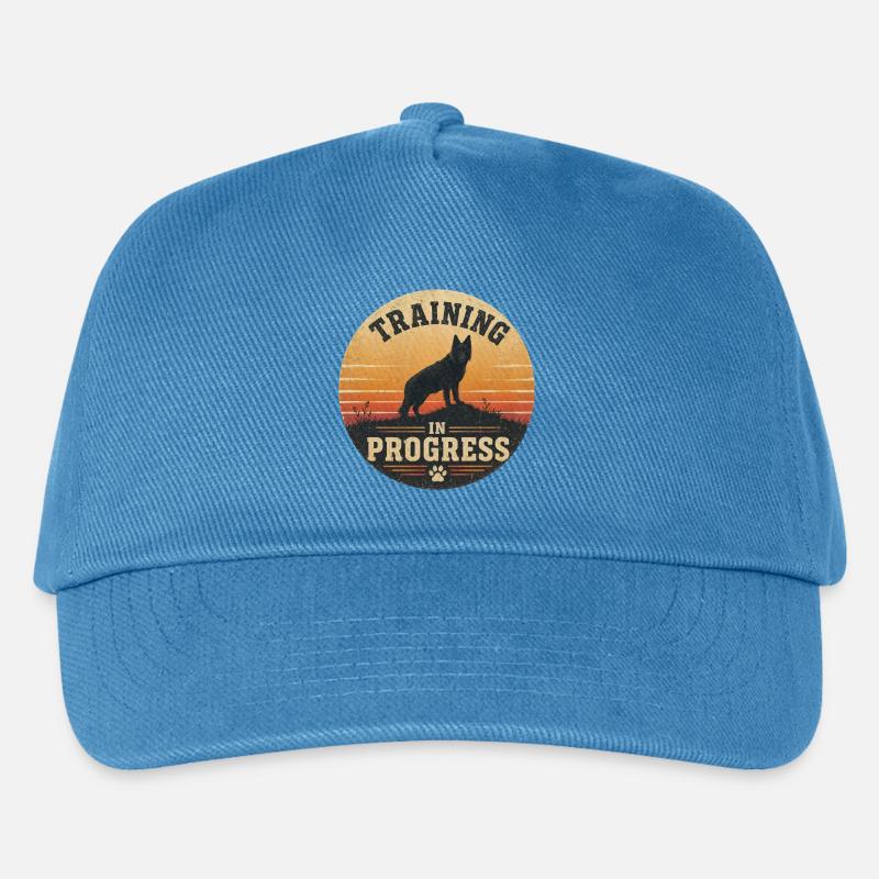 Training in Progress - Kinder Basecap - Pfauenblau
