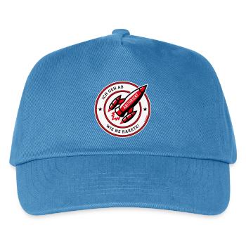Abiturient – Ich Geh Ab Wie Ne Rakete! (POS Red) - Kinder Basecap - Pfauenblau - Vorne
