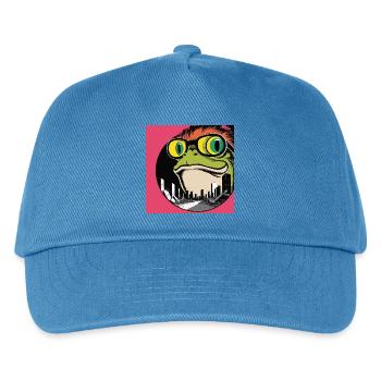 Evil Frog Horror - Kids’ Baseball Cap - peacock-blue - Front
