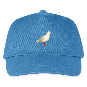Seagull in watercolour style by Jörg Langhans - North Sea - Kids’ Baseball Cap - peacock-blue - Front