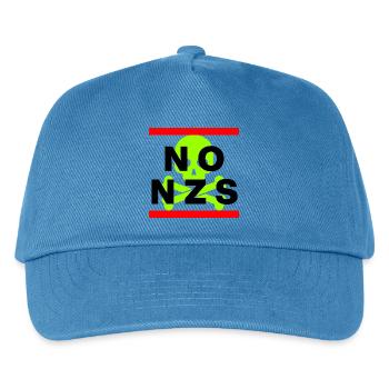 NO NZS, NEVER AGAIN, ANTI-FASCISM, NO AFD GREEN - Kids’ Baseball Cap - peacock-blue - Front