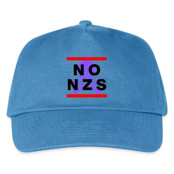 NO NZS, NEVER AGAIN, ANTI-FASCISM, NO AFD PURPLE - Kids’ Baseball Cap - peacock-blue - Front