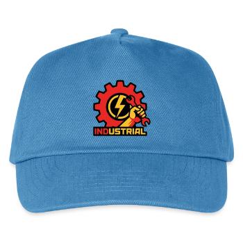 Electrician Gear Logo - Casquette de baseball Enfant - bleu paon - Devant