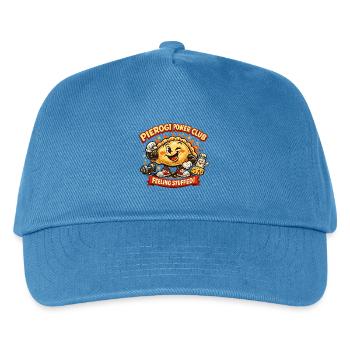 Pierogi Power Club Feeling Stuffed - Kids’ Baseball Cap - peacock-blue - Front